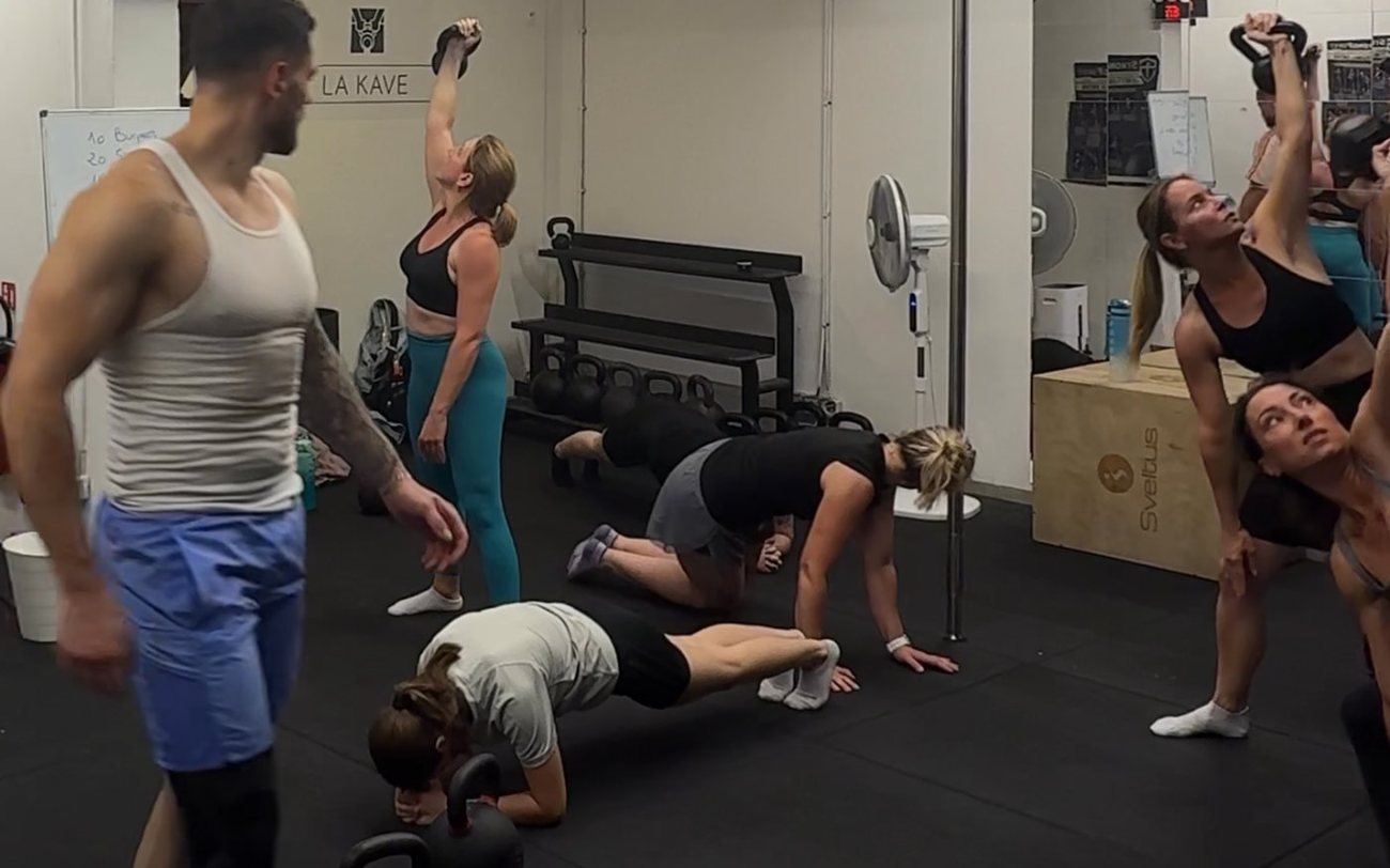 Séance collective HORAX : des femmes à l'entraînement